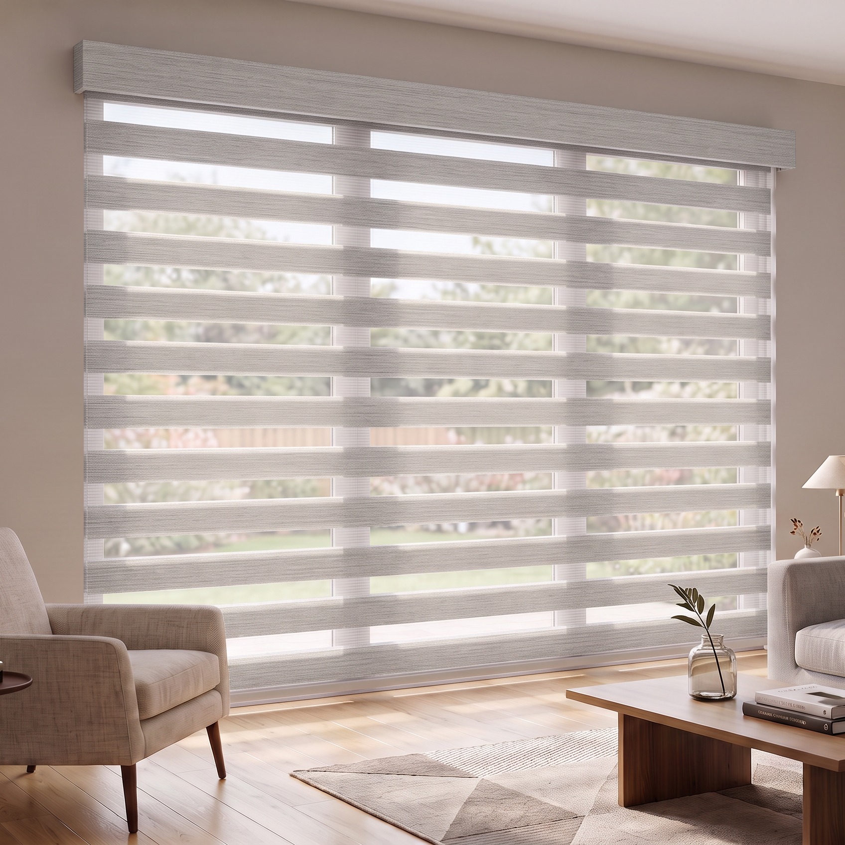 Dual Shades in Galway Platinum 3159