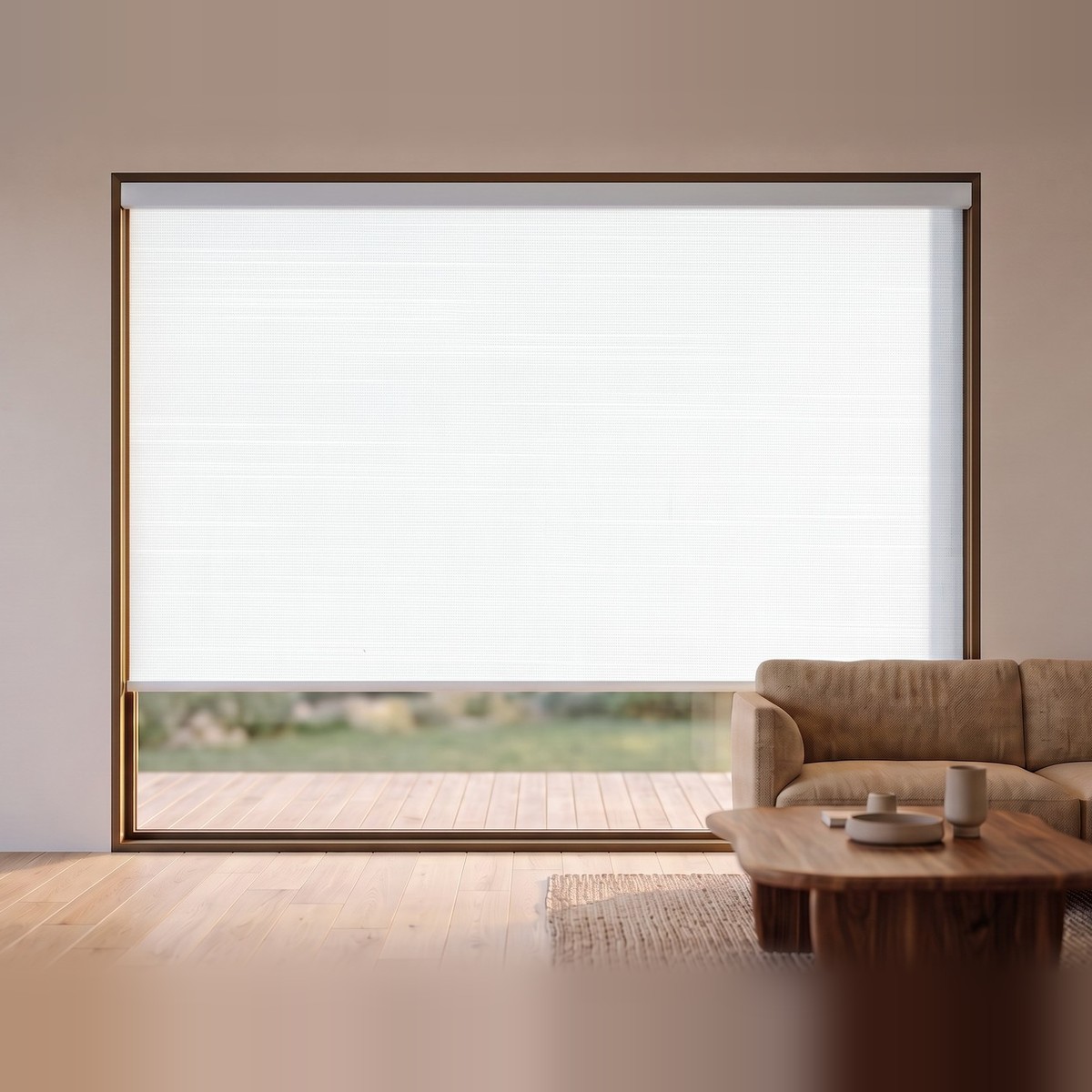 Roller Shades in Cremona White 2756